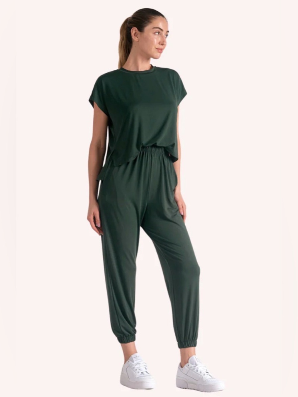 Elan SS T-Shirt Jumpsuit, NWT ($120)!